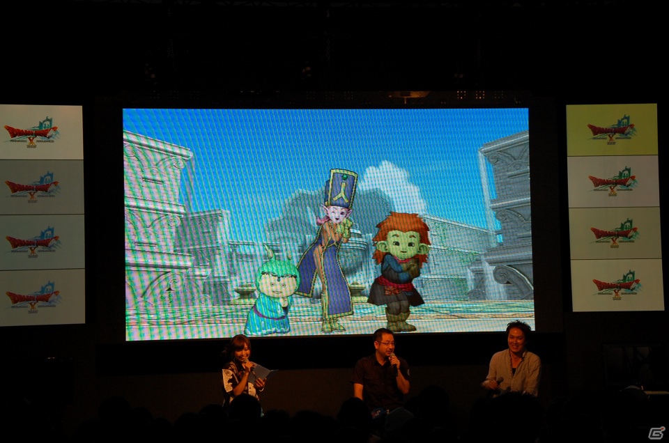 【TGS 2012】「ドラゴンクエストX」モンスター討伐隊と新しぐさの情報が公開された開発者トークステージの模様をお届けの画像6