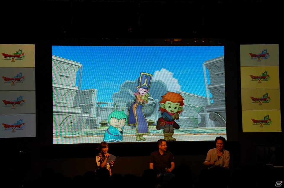 【TGS 2012】「ドラゴンクエストX」モンスター討伐隊と新しぐさの情報が公開された開発者トークステージの模様をお届けの画像7