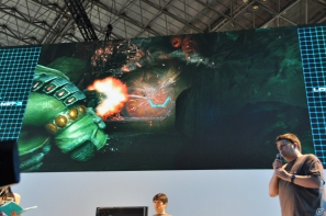 【TGS 2012】「ロスト プラネット 3」実機プレイで極寒の惑星EDN-3rdに潜む謎に迫る！？独特の操作感のユーティリティ・リグで巨大AKを圧倒！の画像26