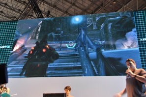 【TGS 2012】「ロスト プラネット 3」実機プレイで極寒の惑星EDN-3rdに潜む謎に迫る！？独特の操作感のユーティリティ・リグで巨大AKを圧倒！の画像50