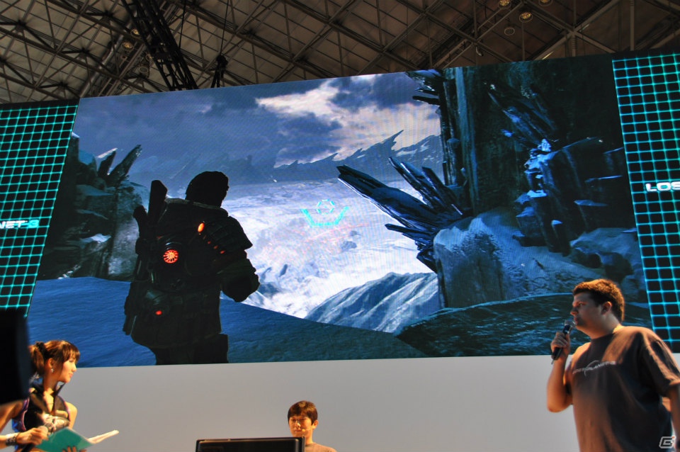 【TGS 2012】「ロスト プラネット 3」実機プレイで極寒の惑星EDN-3rdに潜む謎に迫る！？独特の操作感のユーティリティ・リグで巨大AKを圧倒！の画像14
