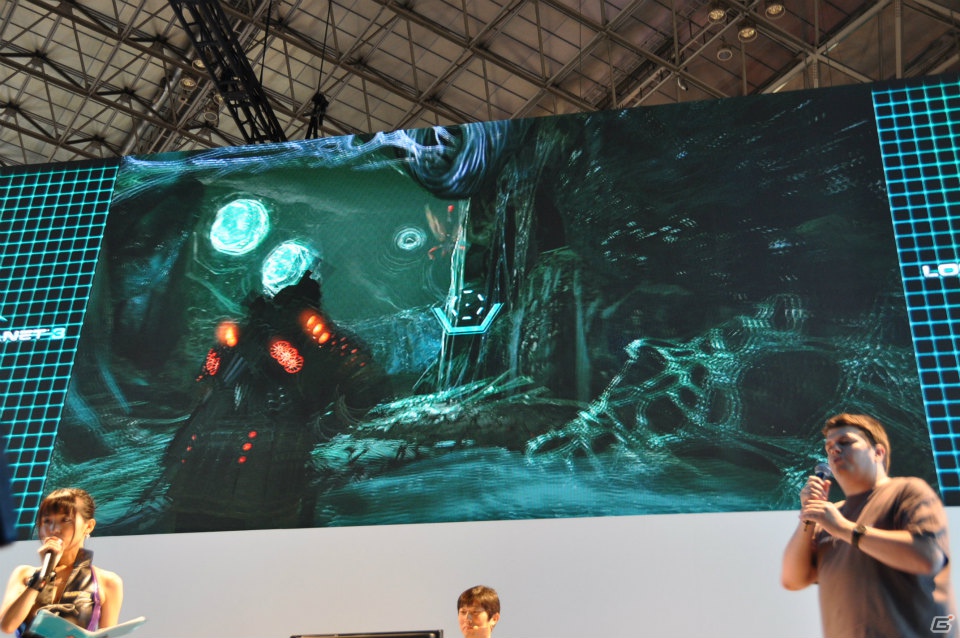 【TGS 2012】「ロスト プラネット 3」実機プレイで極寒の惑星EDN-3rdに潜む謎に迫る！？独特の操作感のユーティリティ・リグで巨大AKを圧倒！の画像19