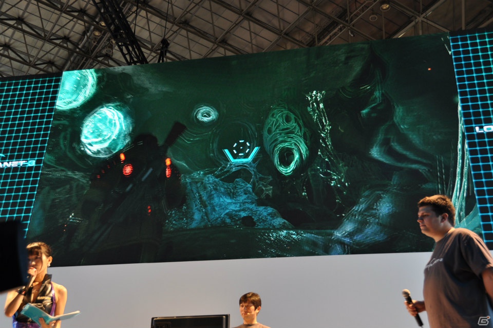 【TGS 2012】「ロスト プラネット 3」実機プレイで極寒の惑星EDN-3rdに潜む謎に迫る！？独特の操作感のユーティリティ・リグで巨大AKを圧倒！の画像21