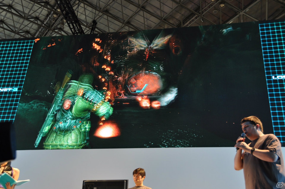 【TGS 2012】「ロスト プラネット 3」実機プレイで極寒の惑星EDN-3rdに潜む謎に迫る！？独特の操作感のユーティリティ・リグで巨大AKを圧倒！の画像27