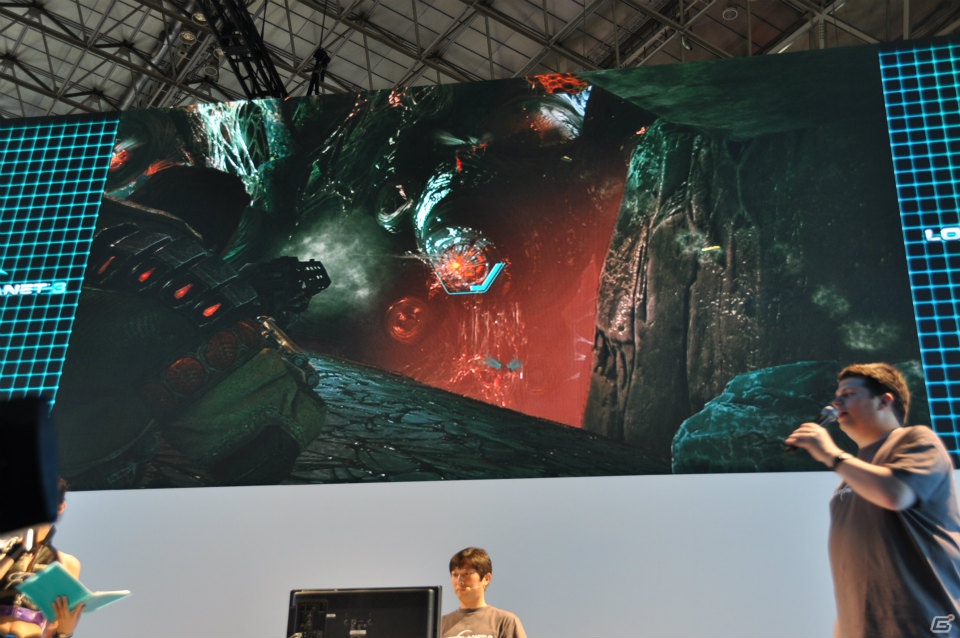 【TGS 2012】「ロスト プラネット 3」実機プレイで極寒の惑星EDN-3rdに潜む謎に迫る！？独特の操作感のユーティリティ・リグで巨大AKを圧倒！の画像31