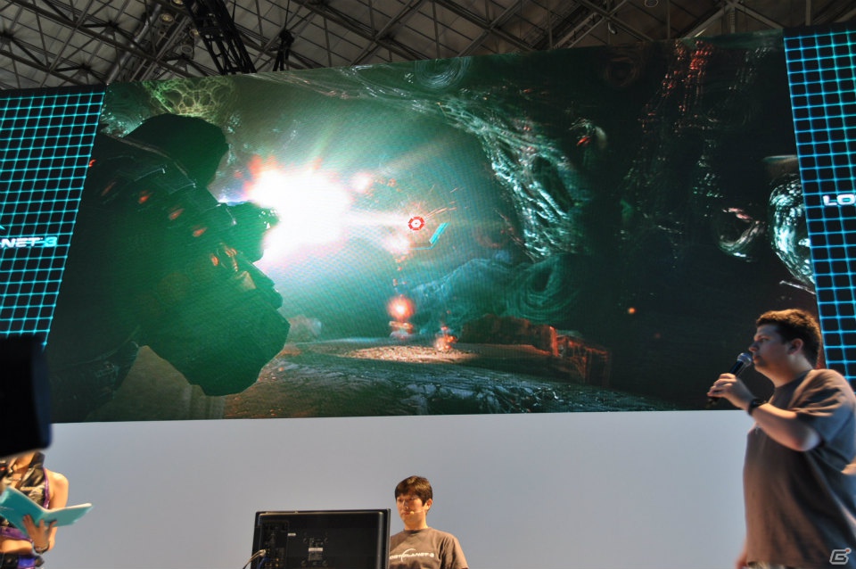 【TGS 2012】「ロスト プラネット 3」実機プレイで極寒の惑星EDN-3rdに潜む謎に迫る！？独特の操作感のユーティリティ・リグで巨大AKを圧倒！の画像33