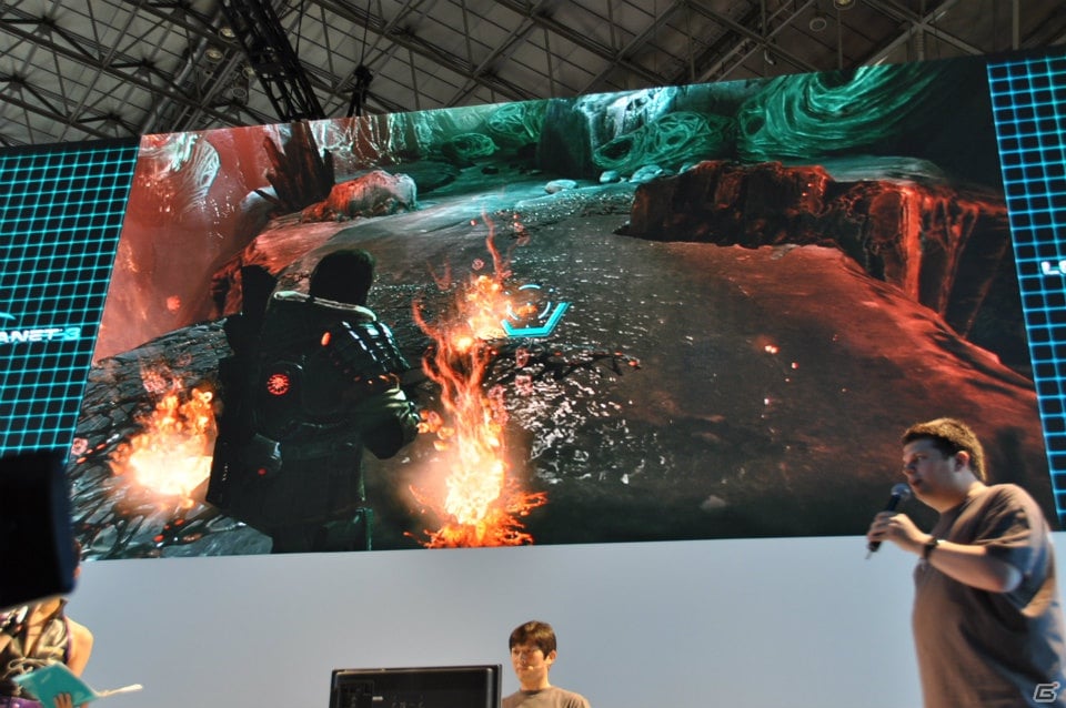 【TGS 2012】「ロスト プラネット 3」実機プレイで極寒の惑星EDN-3rdに潜む謎に迫る！？独特の操作感のユーティリティ・リグで巨大AKを圧倒！の画像35