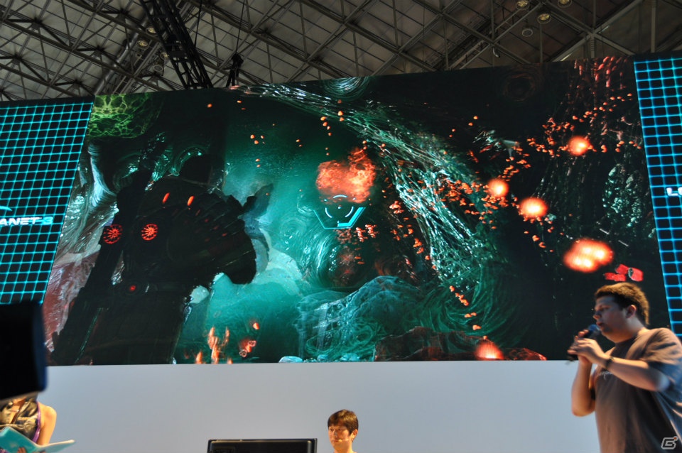 【TGS 2012】「ロスト プラネット 3」実機プレイで極寒の惑星EDN-3rdに潜む謎に迫る！？独特の操作感のユーティリティ・リグで巨大AKを圧倒！の画像38