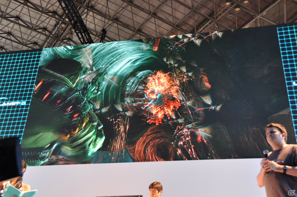 【TGS 2012】「ロスト プラネット 3」実機プレイで極寒の惑星EDN-3rdに潜む謎に迫る！？独特の操作感のユーティリティ・リグで巨大AKを圧倒！の画像42