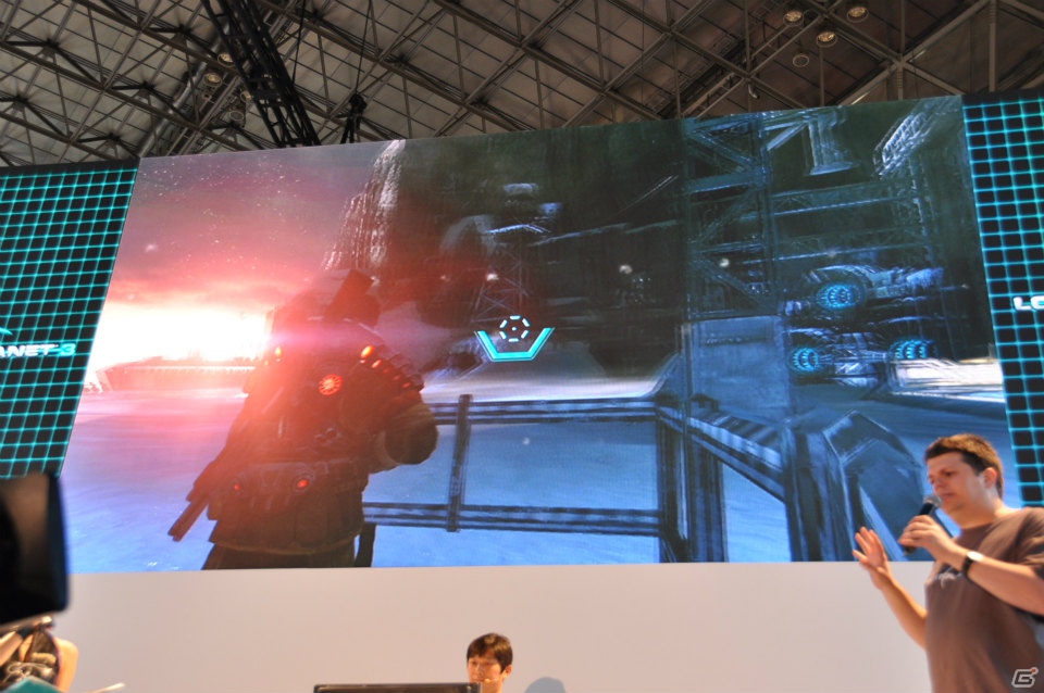 【TGS 2012】「ロスト プラネット 3」実機プレイで極寒の惑星EDN-3rdに潜む謎に迫る！？独特の操作感のユーティリティ・リグで巨大AKを圧倒！の画像51