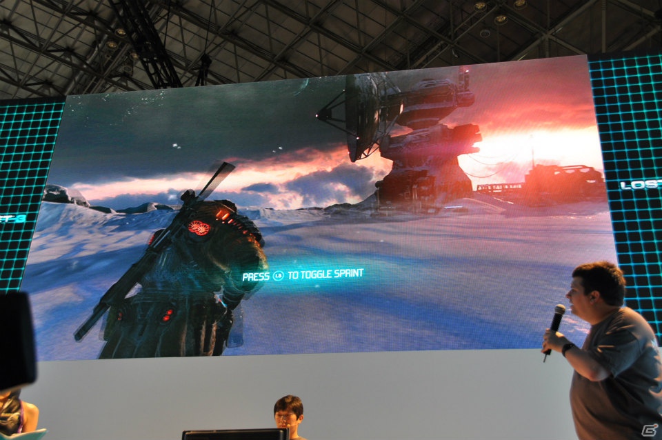 【TGS 2012】「ロスト プラネット 3」実機プレイで極寒の惑星EDN-3rdに潜む謎に迫る！？独特の操作感のユーティリティ・リグで巨大AKを圧倒！の画像56