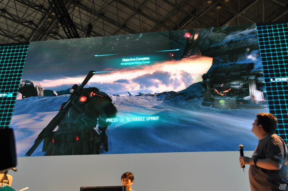 【TGS 2012】「ロスト プラネット 3」実機プレイで極寒の惑星EDN-3rdに潜む謎に迫る！？独特の操作感のユーティリティ・リグで巨大AKを圧倒！の画像57