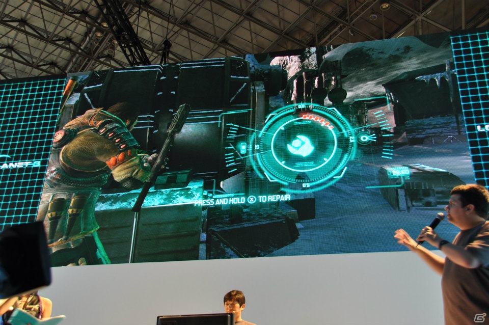 【TGS 2012】「ロスト プラネット 3」実機プレイで極寒の惑星EDN-3rdに潜む謎に迫る！？独特の操作感のユーティリティ・リグで巨大AKを圧倒！の画像60