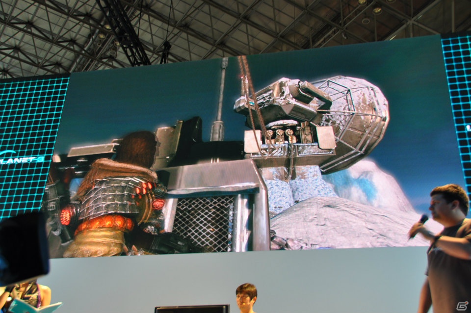 【TGS 2012】「ロスト プラネット 3」実機プレイで極寒の惑星EDN-3rdに潜む謎に迫る！？独特の操作感のユーティリティ・リグで巨大AKを圧倒！の画像64