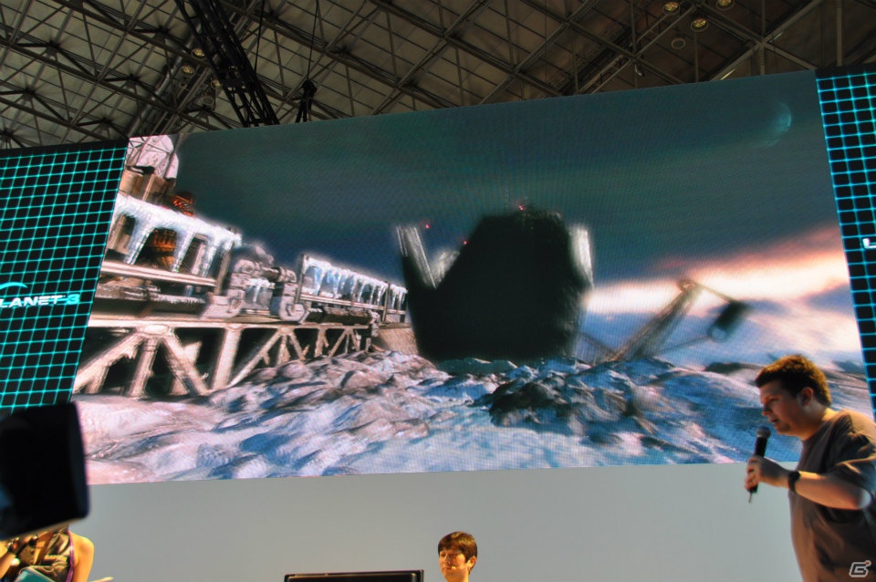 【TGS 2012】「ロスト プラネット 3」実機プレイで極寒の惑星EDN-3rdに潜む謎に迫る！？独特の操作感のユーティリティ・リグで巨大AKを圧倒！の画像67