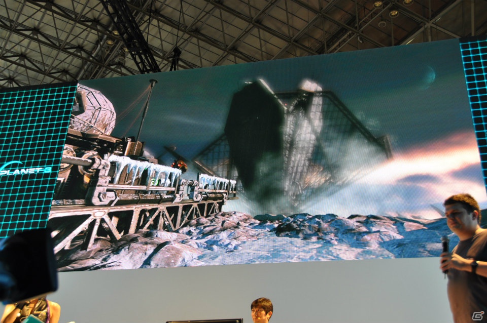 【TGS 2012】「ロスト プラネット 3」実機プレイで極寒の惑星EDN-3rdに潜む謎に迫る！？独特の操作感のユーティリティ・リグで巨大AKを圧倒！の画像68