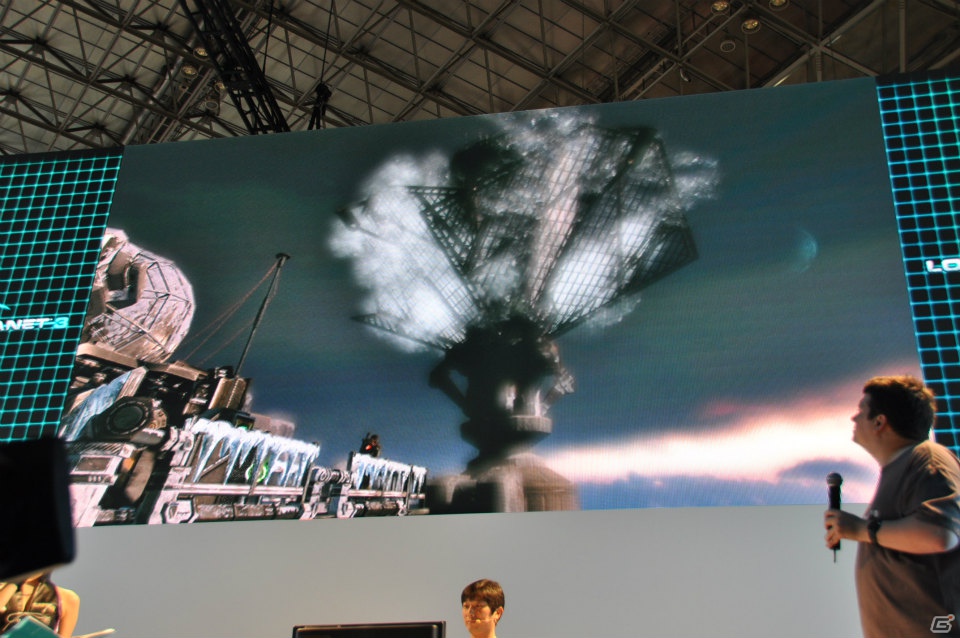 【TGS 2012】「ロスト プラネット 3」実機プレイで極寒の惑星EDN-3rdに潜む謎に迫る！？独特の操作感のユーティリティ・リグで巨大AKを圧倒！の画像70