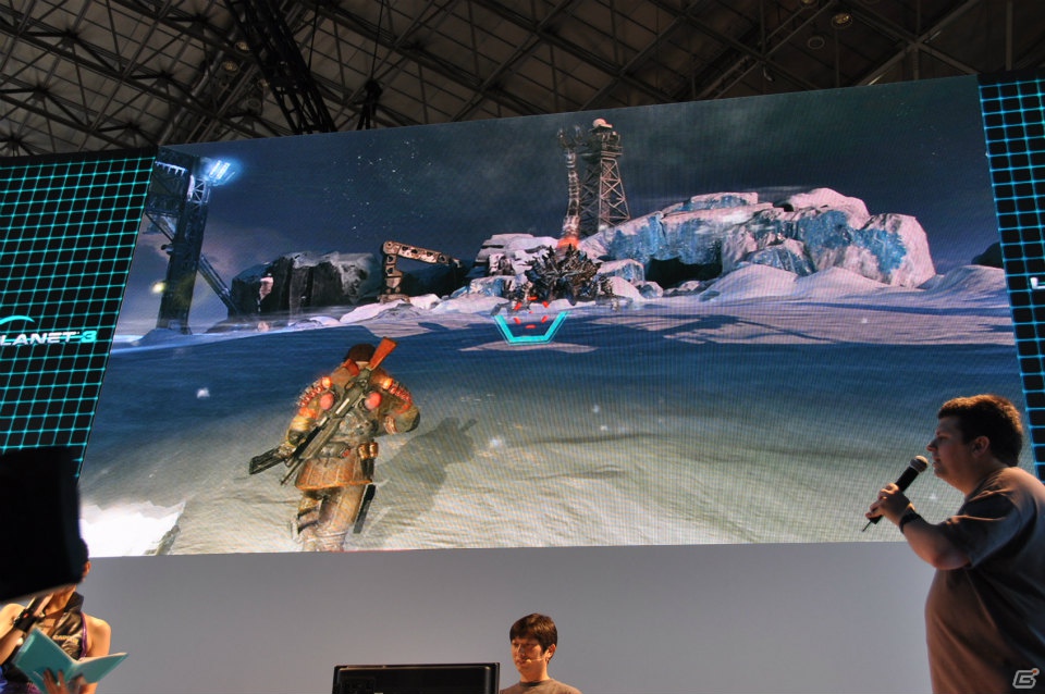 【TGS 2012】「ロスト プラネット 3」実機プレイで極寒の惑星EDN-3rdに潜む謎に迫る！？独特の操作感のユーティリティ・リグで巨大AKを圧倒！の画像76