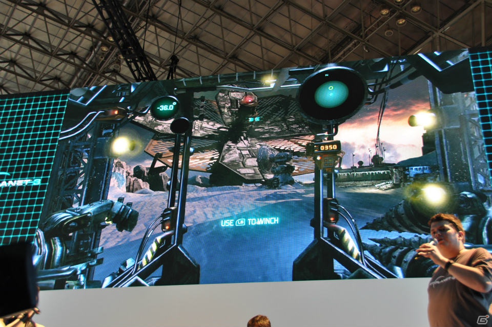 【TGS 2012】「ロスト プラネット 3」実機プレイで極寒の惑星EDN-3rdに潜む謎に迫る！？独特の操作感のユーティリティ・リグで巨大AKを圧倒！の画像87
