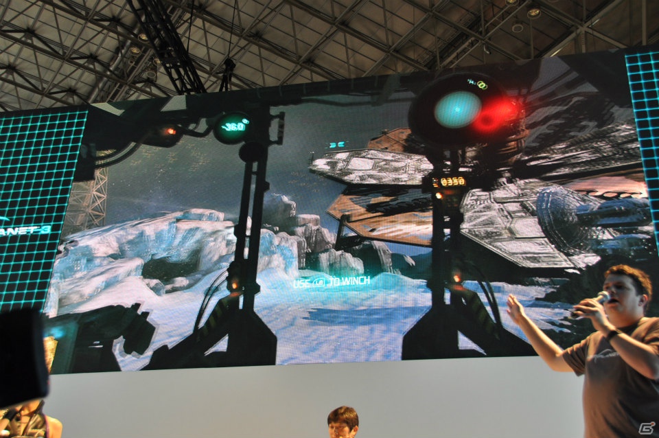 【TGS 2012】「ロスト プラネット 3」実機プレイで極寒の惑星EDN-3rdに潜む謎に迫る！？独特の操作感のユーティリティ・リグで巨大AKを圧倒！の画像90