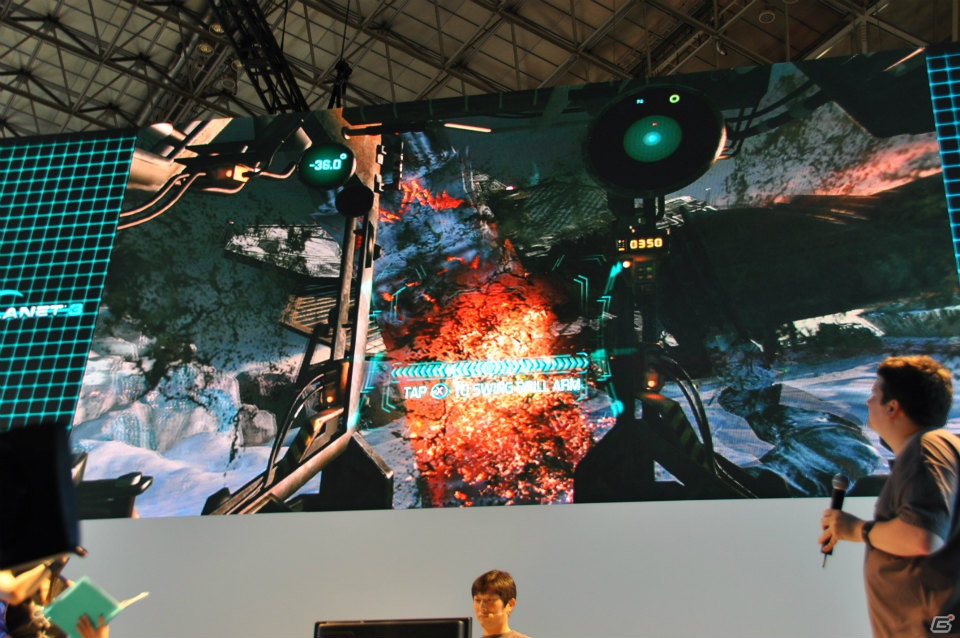 【TGS 2012】「ロスト プラネット 3」実機プレイで極寒の惑星EDN-3rdに潜む謎に迫る！？独特の操作感のユーティリティ・リグで巨大AKを圧倒！の画像94