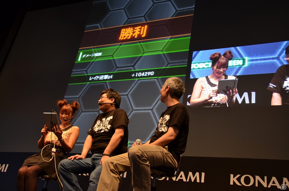 【TGS 2012】プロデューサーの岡村氏によるプレイデモが公開＆手島優さんがレイドボス戦に挑戦した「メタルギア ソリッド ソーシャル・オプス」ステージイベントの模様をお届けの画像17