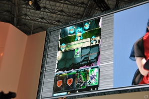 【TGS 2012】新感覚パズルゲーム「忍者アームズ」グラドルの森下悠里さんがセクシーなくノ一衣装で実機プレイ！サテライト制作のアニメを収録した新PVも公開の画像28