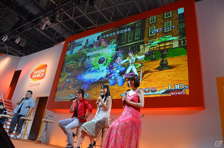 【TGS 2012】ディレクター・森住氏が100コンボプレイを披露！置鮎龍太郎さん、横山智佐さん、浅野真澄さんも駆け付けた「プロジェクト クロスゾーン」スペシャルクロスオーバーステージレポの画像9