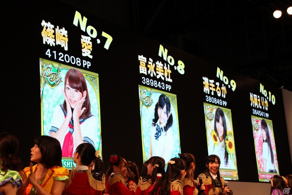 【TGS 2012】人気ランキング発表にファンも一喜一憂した「IDOL☆J@M」ステージイベントレポートの画像7