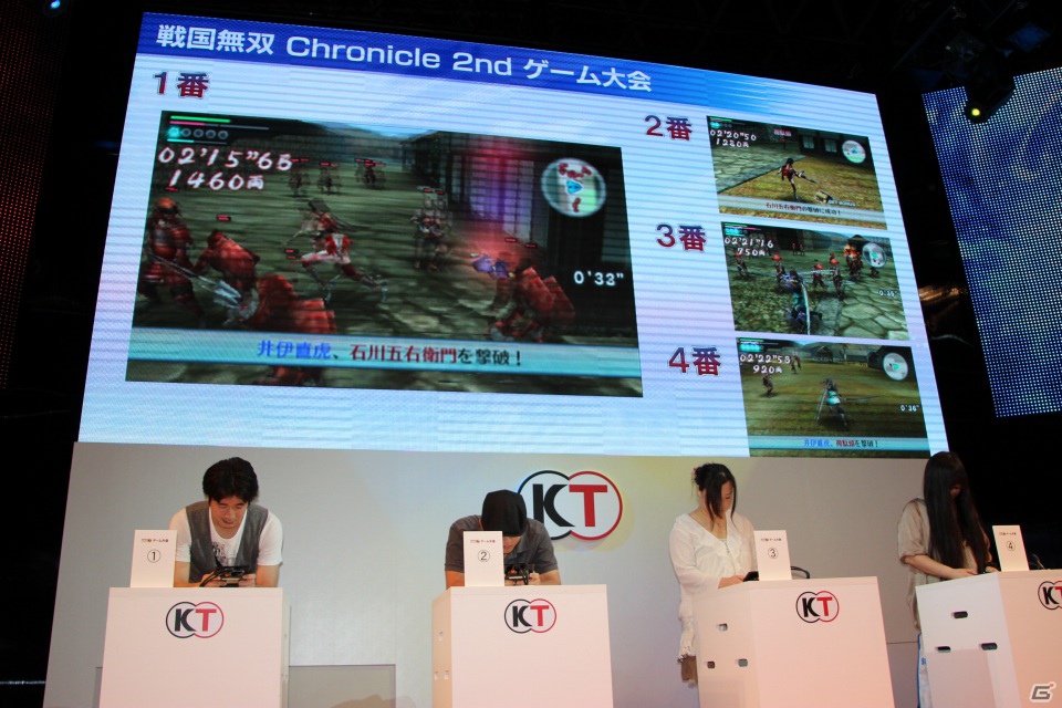 【TGS 2012】驚異的なスコアが飛び出した「戦国無双 Chronicle 2nd」ゲーム大会の模様をレポートの画像3