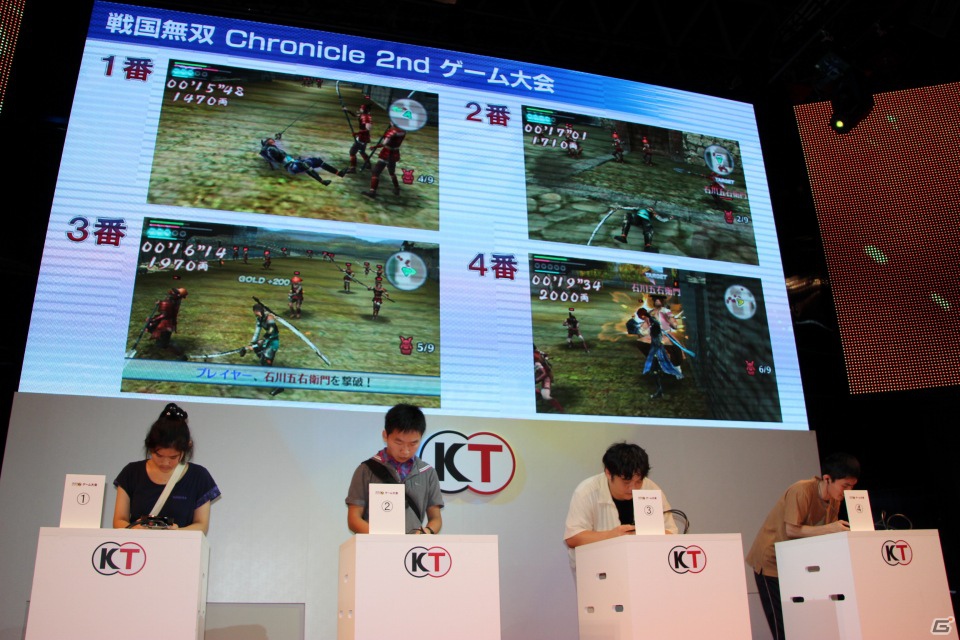 【TGS 2012】驚異的なスコアが飛び出した「戦国無双 Chronicle 2nd」ゲーム大会の模様をレポートの画像5