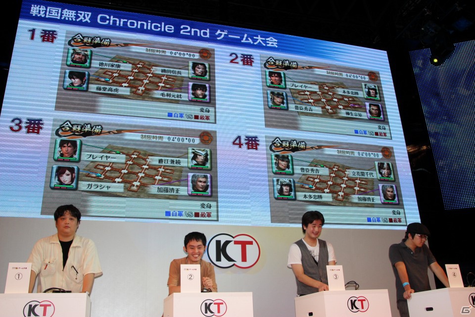 【TGS 2012】驚異的なスコアが飛び出した「戦国無双 Chronicle 2nd」ゲーム大会の模様をレポートの画像7