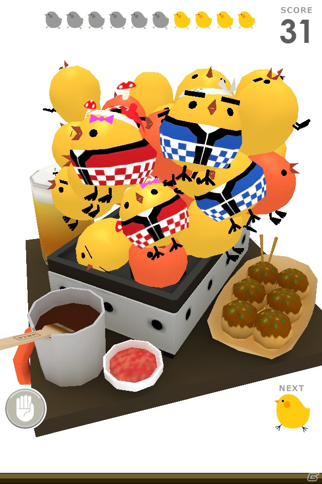 iOS「ぴよ盛り」新ステージたこ焼き編をAndroid版に先駆け配信開始の画像4