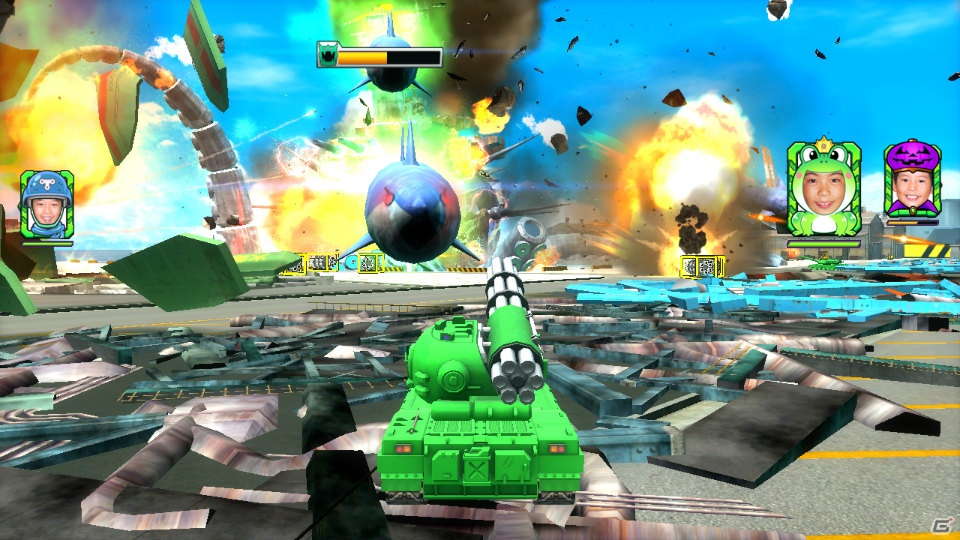 Wii U「TANK！ TANK！ TANK！」Wii U GamePadを使った写真撮影＆家庭用 ...