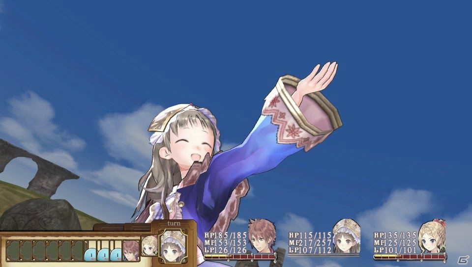 PS Vita「トトリのアトリエPlus～アーランドの錬金術士2～」の戦闘システムを改めてチェック！新規追加コスチュームやオルトガラクセンに登場する新たな敵も紹介の画像8