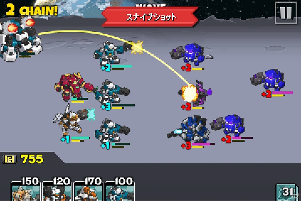 「コンバットボッツ コズミックコマンダー」Android版が配信開始！iOS版には招待コード機能が追加の画像3