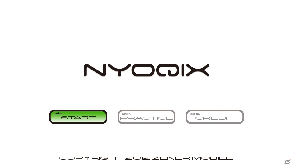 PlayStation Mobile用アクションパズル「NYOQIX」が10月3日より配信開始の画像4
