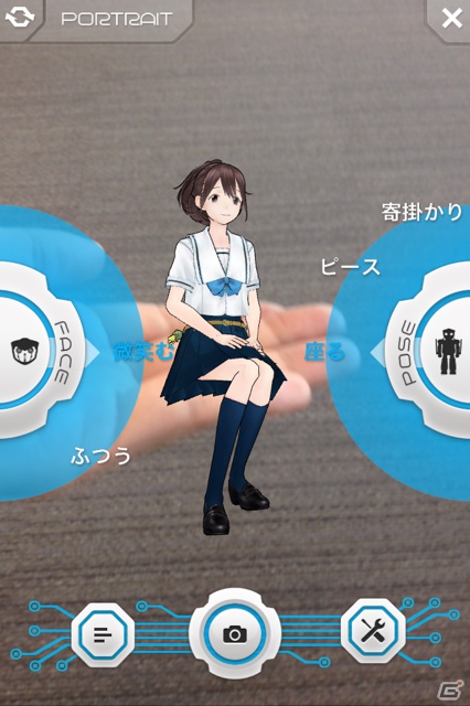 ARカメラでヒロイン・あき穂と記念撮影！TVアニメ「ロボティクス・ノーツ」の公式アプリが配信開始の画像2