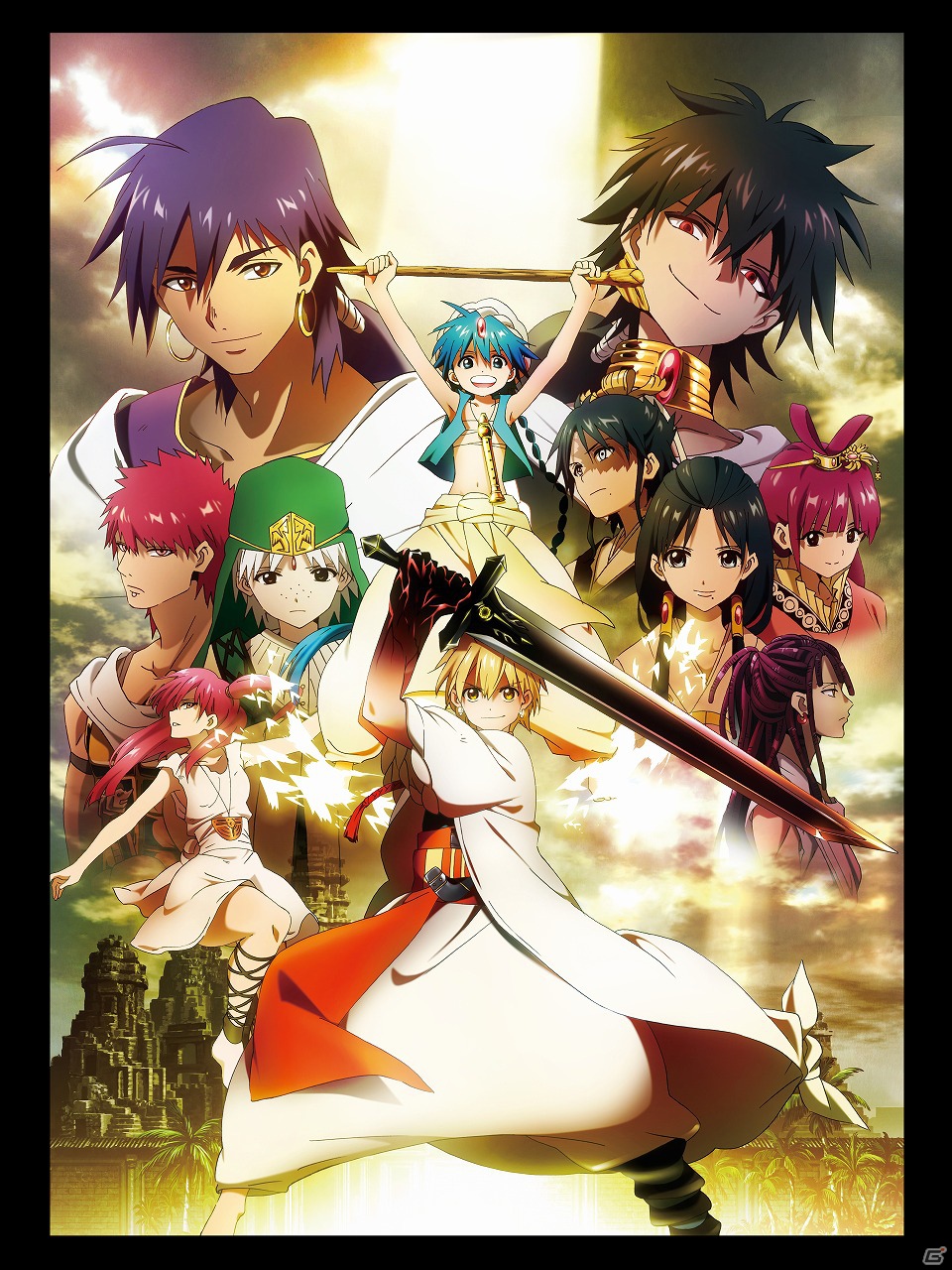 アニメ「マギ」のソーシャルゲーム「マギ 運命の迷宮」がMobageにて配信決定！限定の魔法カードが手に入る事前登録受付を開始の画像2