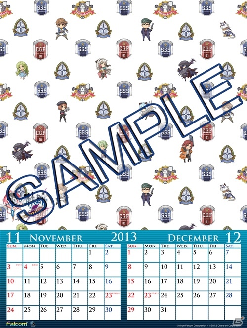 PS Vita「英雄伝説 零の軌跡 Evolution」2013年版壁掛けカレンダーが発売決定！本日より予約注文受付開始の画像8