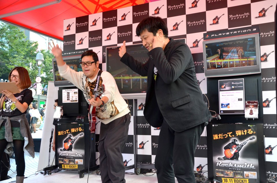 お笑いコンビ・ダイノジによるハイテンション・エアギターも炸裂！PS3/Xbox 360「ロックスミス」体験会イベントをレポートの画像31