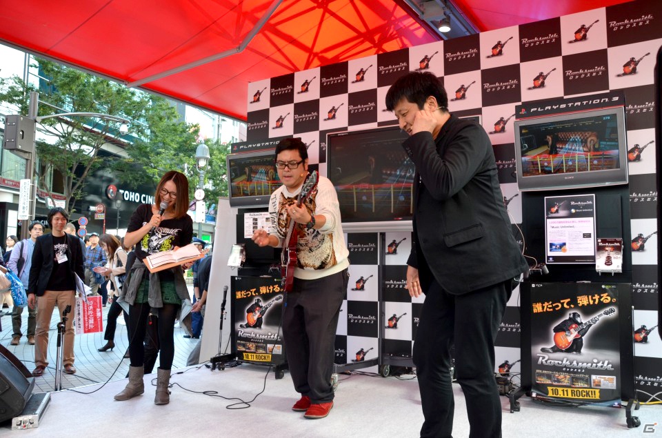 お笑いコンビ・ダイノジによるハイテンション・エアギターも炸裂！PS3/Xbox 360「ロックスミス」体験会イベントをレポートの画像32