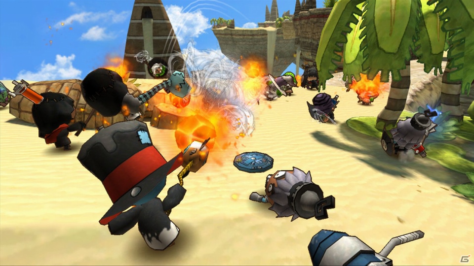 コミカルなキャラクターで戦争を楽しめるXbox LIVE アーケード「Happy Wars」の配信を開始の画像4