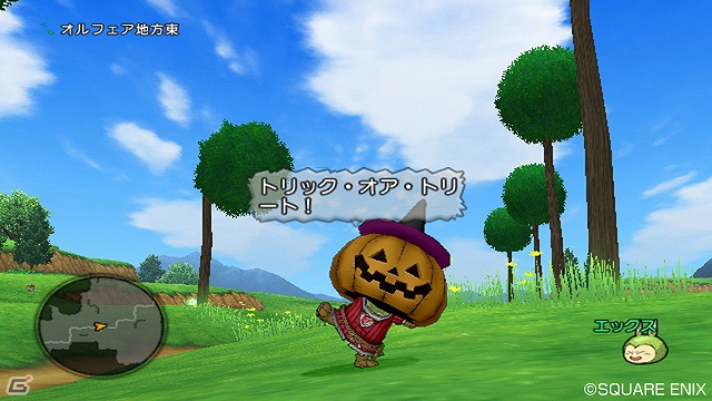 Wii「ドラゴンクエストX　目覚めし五つの種族　オンライン」10月31日まで開催中の秋の大ハロウィン祭りで「パンプキンヘッド」を手に入れようの画像2