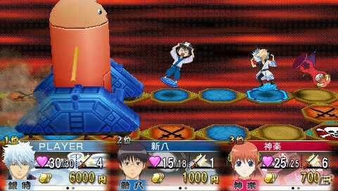 Live2Dでぬるぬる動く銀さんたちがボードゲームで大暴れ！PSP「銀魂のすごろく」が2013年1月24日に発売決定の画像3