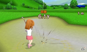 簡単操作で手軽にゴルフ対決！3DS「おきらくゴルフ3D」公式サイトがオープンの画像21