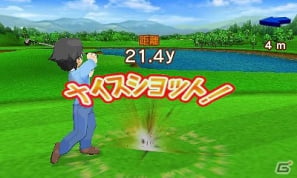 簡単操作で手軽にゴルフ対決！3DS「おきらくゴルフ3D」公式サイトがオープンの画像37