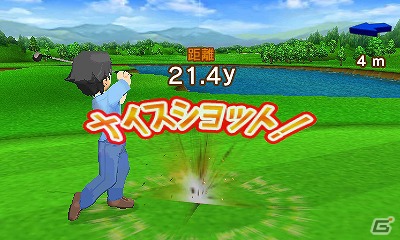 簡単操作で手軽にゴルフ対決！3DS「おきらくゴルフ3D」公式サイトがオープンの画像15