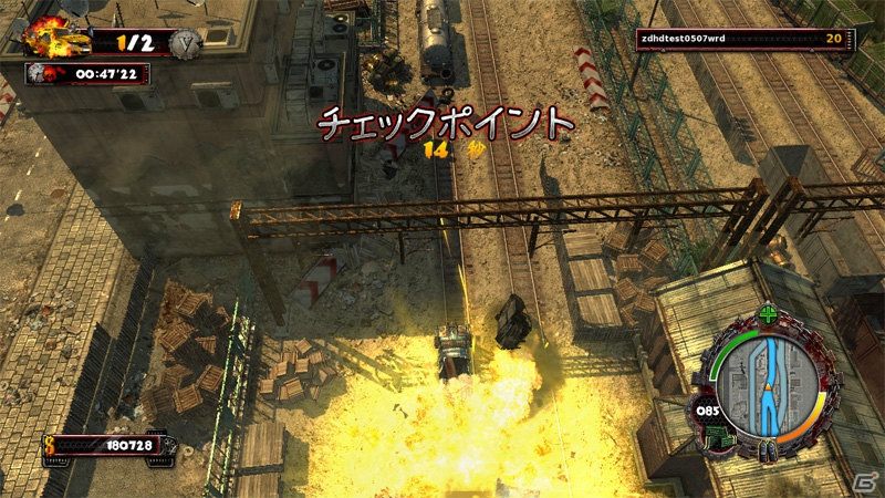 群がるゾンビたちを蹴散らそう！Xbox 360「ゾンビドライバーHD」がXbox LIVEアーケードにて10月17日より配信開始の画像18