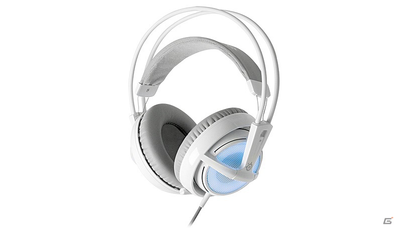 SteelSeries、左右のイヤーカップにBlue LEDを採用したヘッドセット「SteelSeries Siberia v2 Frost Blue」を11月16日に発売の画像1